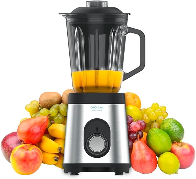 Cecotec Batidora de Vaso Power Black Titanium 1800MAX